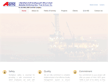 Tablet Screenshot of agtc-kwt.com